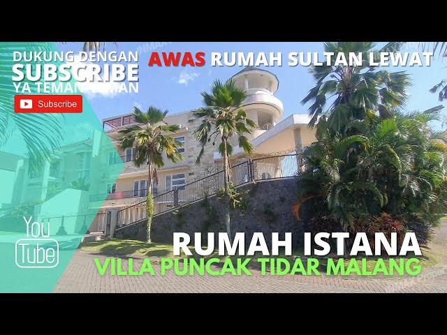 RUMAH DIJUAL || RUMAH MEWAH DENGAN KOLAM RENANG VILLA PUNCAK TIDAR || KOTA MALANG