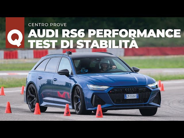 Audi RS6 Avant Performance (2024): la prova di stabilità