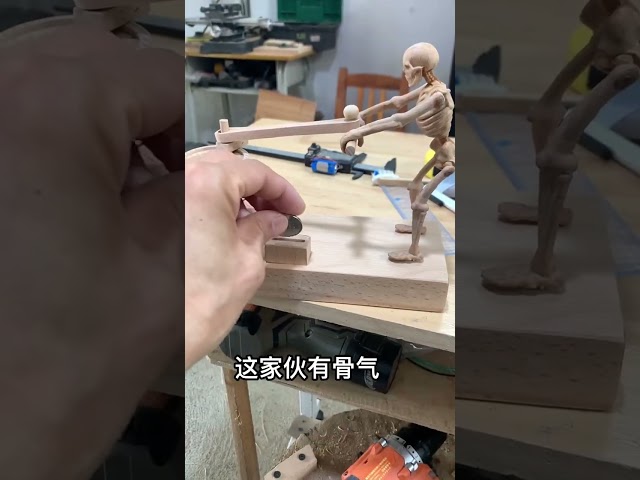 This guy has the guts to make toys made of wood by hand