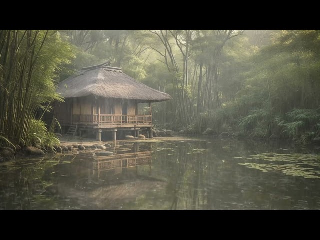 Soothing Rainfall Sounds with Thunder for Restful and Undisturbed Sleep