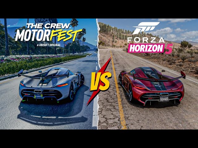 Forza Horizon 5 Vs The Crew Motorfest - Vehicle Comparison { 2020 KOENIGSEGG JESKO }