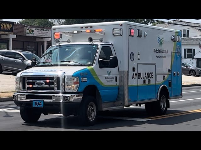 Riddle Hospital EMS MICU 104 Responding 8-10-24