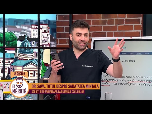 Dr. Sava, totul despre sănătatea mintală