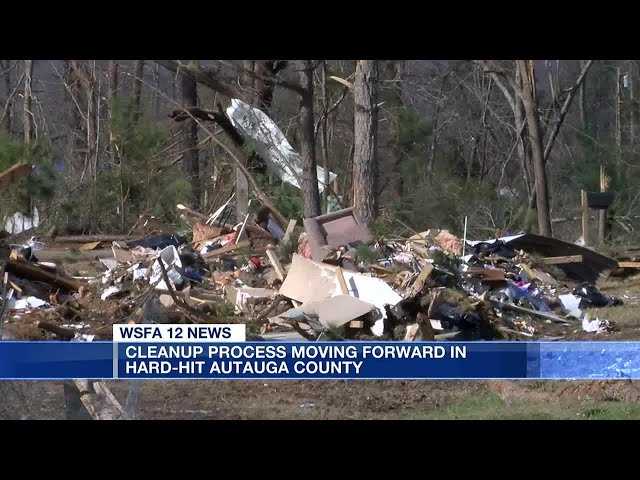 Autauga County cleanup continues more than week after Jan. 12 tornado