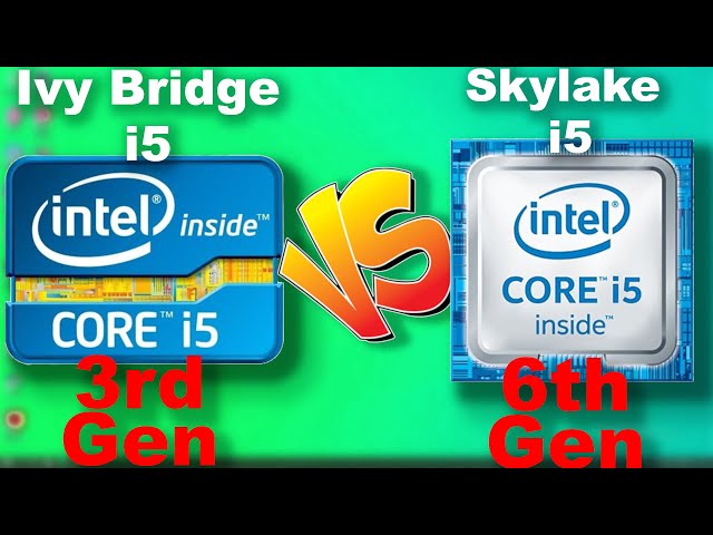 Big Difference?  Ivy Bridge vs Skylake i5's - i5 3570 vs i5 6500 CPU & IGPU Comparison