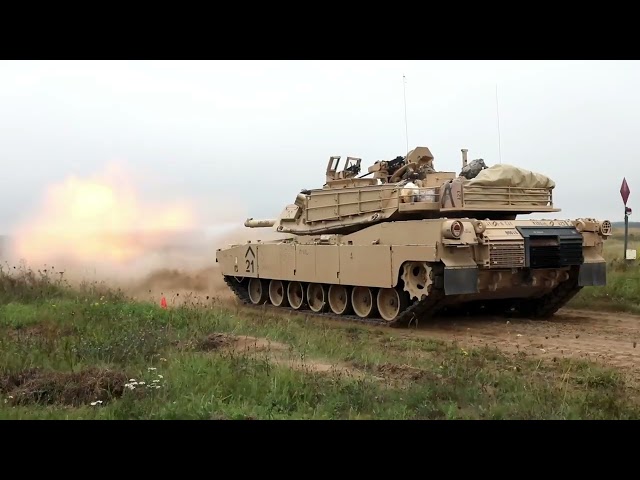 'Ready to Fight' Exercise | GREYWOLF Test Fires M1A2 SEP V3 Main Battle Tank