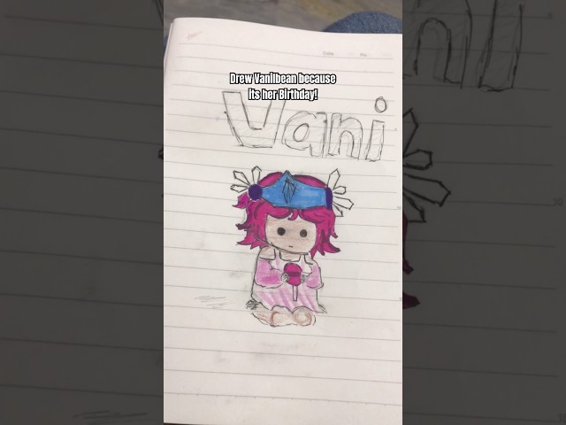 I DREW VANILBEAN ​⁠​⁠@vanilbean #shorts #roblox #drawing #vanilbean