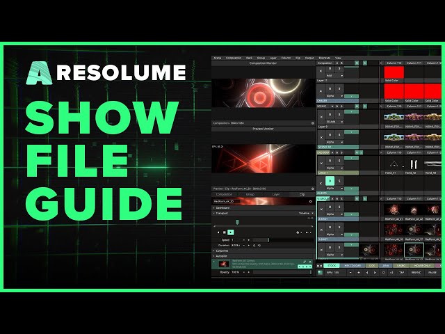 Resolume Showfile Guide | How to VJ - Beginner Tutorial