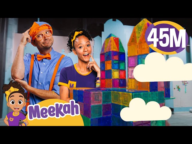 Blippi & Meekah's Block Tower  | Educational Videos for Kids | Blippi and Meekah Kids TV