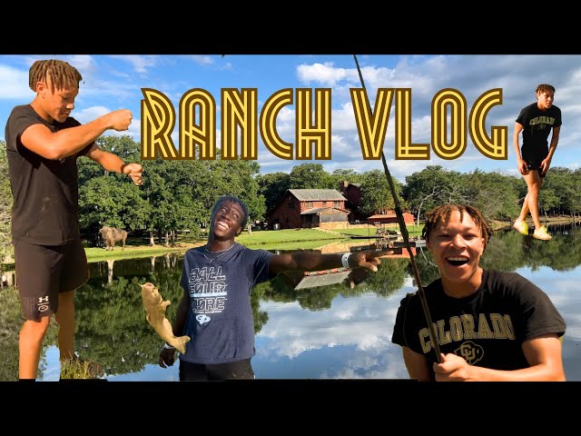 Colorado Football Players Kick It At The Ranch