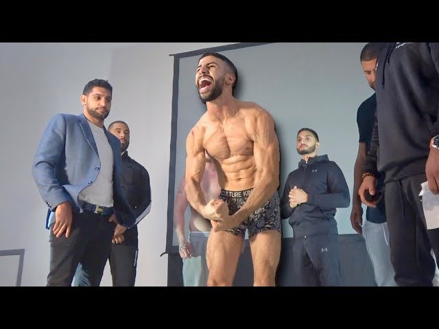 ADAM SALEH VS MARCUS FULL WEIGH IN *FIGHT BREAKS OUT*