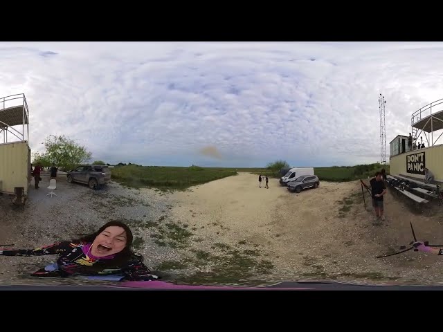 [360 VR] Rocket Ranch Outpost VIEWING PERSPECTIVE | Booster 7 Static Fire Feb 9 2023 | Jessica Kirsh