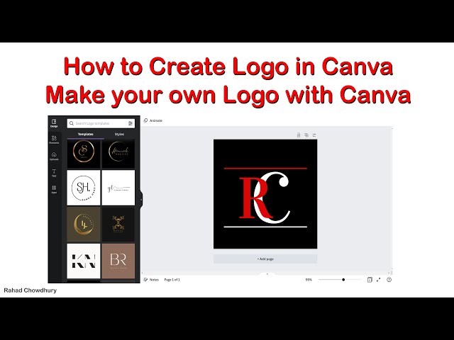 How to create logo on canva | Make your own Logo with Canva