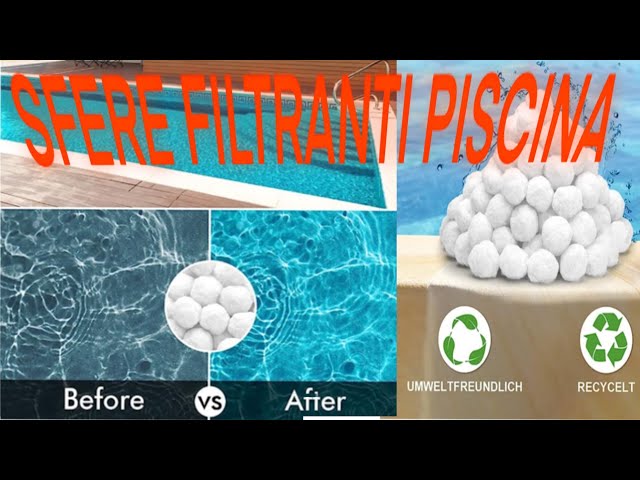 SFERE FILTRANTI PER POMPA A SABBIA: TUTORIAL SOSTITUZIONE SABBIA  #polysphere #pool