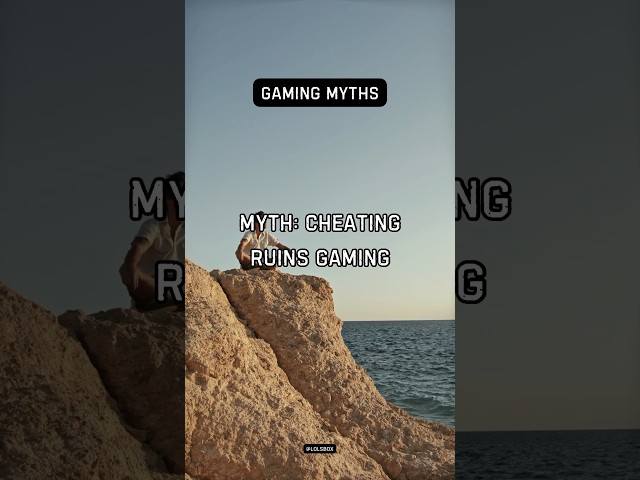 Myth: Cheating ruins gaming #funfacts #myths #facts #jokes #gaming #game