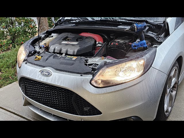 How to adjust headlight beam angle 2013 Ford Focus ST RS and other models