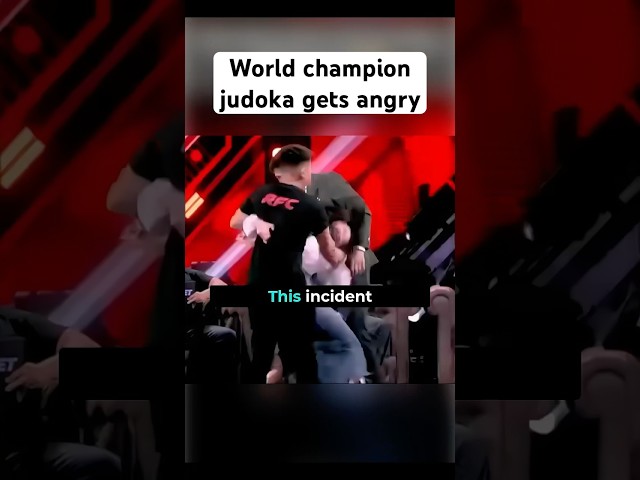 World champion judoka gets angry of ufc #ufc #mma #boxing