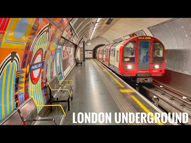 London Underground 2021 | Central Line Train at Marble Arch - November 2021[4K HDR]