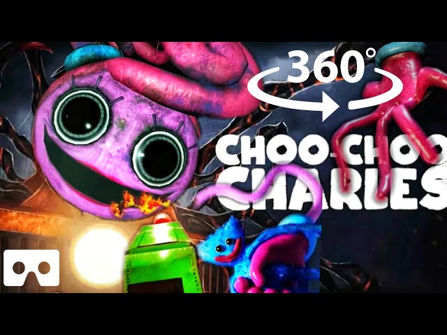 360° MOMMY LONG LEGS is a TRAIN!  Choo Choo Charles Mod in VR