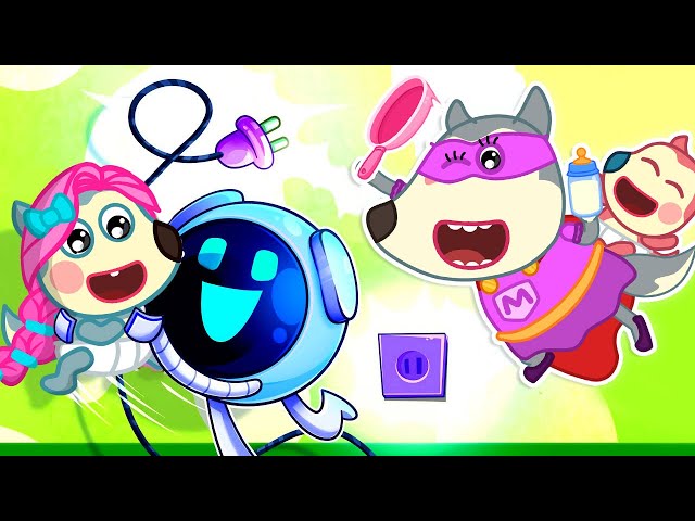 Supermom Power! Let’s Help Together ✨💪 Funny Kids Songs | Baby Wolfoo Kids Songs & Nursery Rhymes