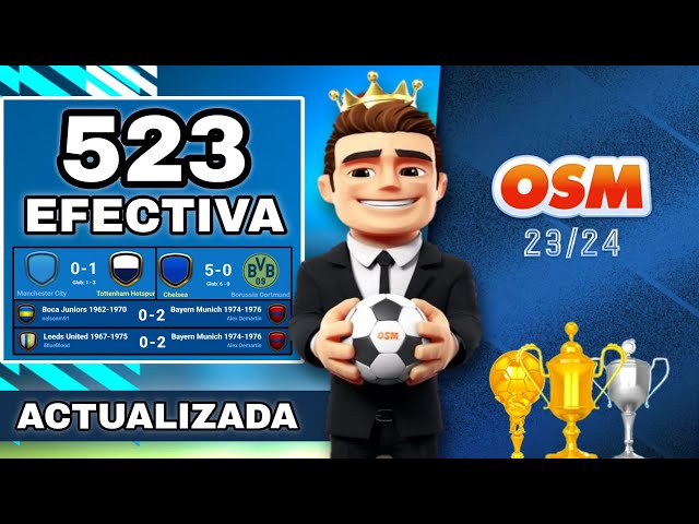 🏆 THE MOST EFFECTIVE 523 TO DEFEAT SUPERIOR RIVALS 🏆 | BEST TACTICS #3 | ⚽ OSM 23/24 ⚽