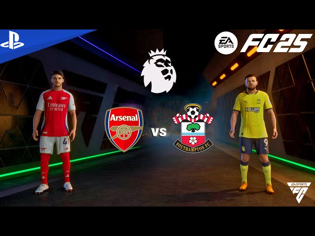 FC 25 - Arsenal vs Southampton - Premier League 2024-25 Match | PS5™ Gameplay | 4K HDR