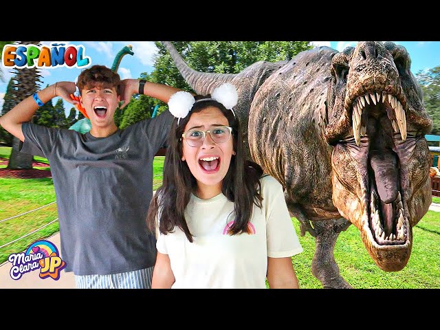 Maria Clara y JP en aprietos en el Parque de los Dinosaurios 2