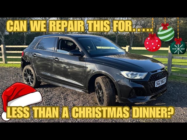 WE BOUGHT A DAMAGED AUDI AND GOT VIDEO FOOTAGE OF THE CRASH PT1