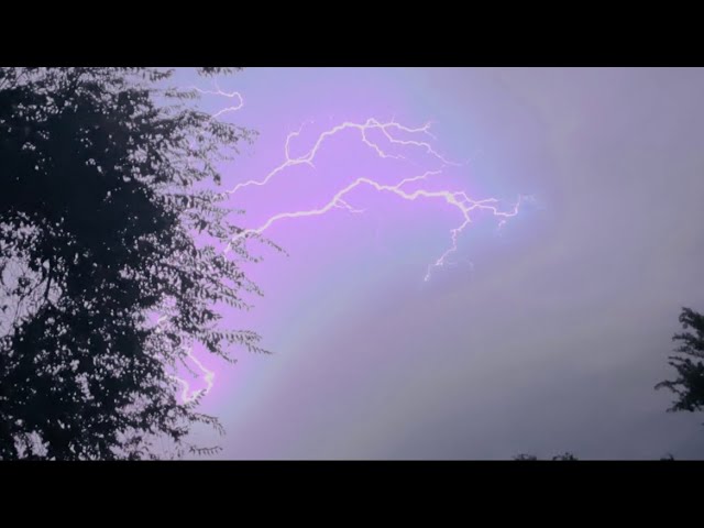 Light Rain & Thunder with Root Chakra Crystal Singing Bowl Sounds