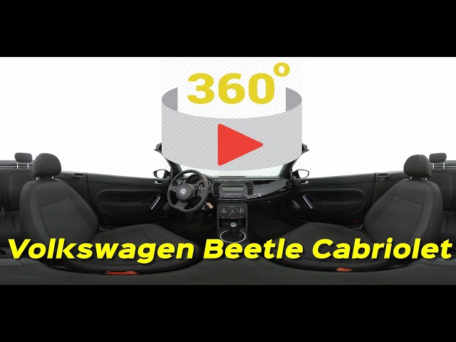 🇩🇪 Volkswagen Beetle Cabriolet interior Vr 360 video