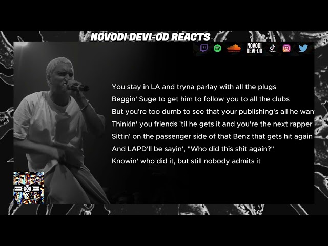 NOVODI DEVI-OD REACTS: EMINEM - SMACK YOU (SUGE KNIGHT & JA RULE DISS)