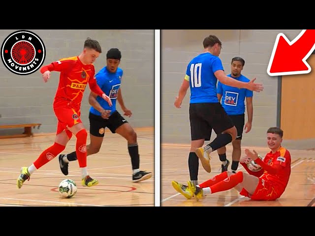 I Played in a PRO FUTSAL MATCH & This Team tried to INJURE ME! (Football Skills)