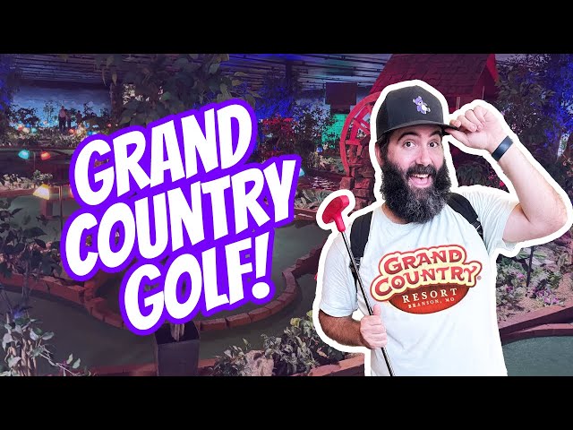 Stunning INDOOR Mini Golf in Branson!