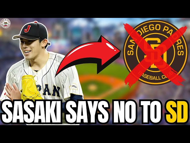 San Diego Padres OUT on ROKI SASAKI: The Latest on His MLB Future