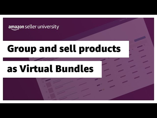 Group and sell products as Virtual Bundles