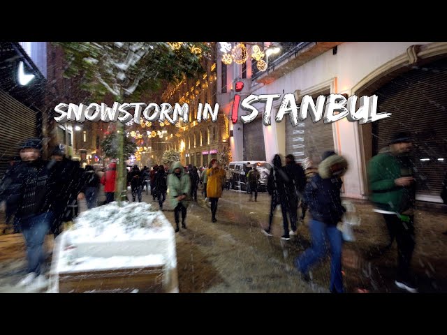 Chaotic Walking Tour in Istanbul, Turkey - 4K 60FPS