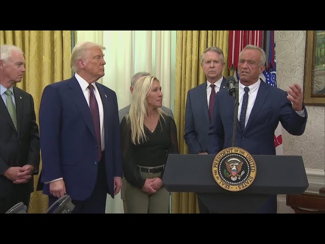 RFK Jr. sworn in as President Trump's health secretary