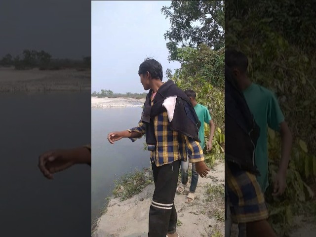 River sliping 🤟 #viralvideo #nature #fashiontrends #trending#shorts #video ##vlogs