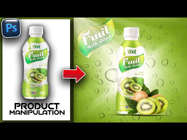 Product Manipulation in Photoshop | Kiwi Poster Design  #productmanipulation #photoshoptutorial