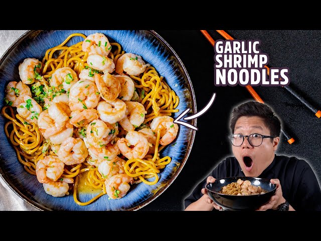 The Ultimate Garlic Shrimp Noodles