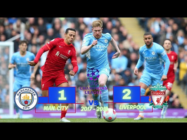 Goals & Highlights Man City 1 - 2 Liverpool  Champions League 2017 - 2018