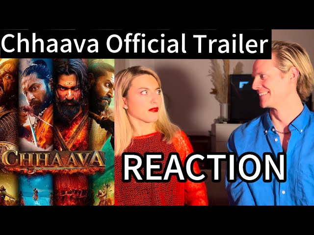 Chhaava Official Trailer REACTION | Vicky Kaushal | Rashmika Mandanna