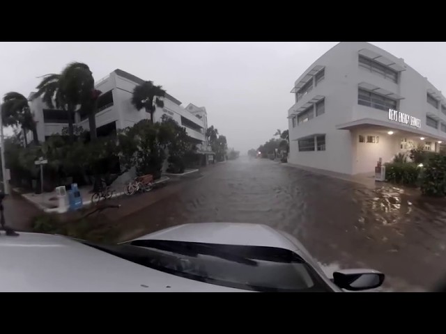 Ride out a Cat 4 hurricane as it slams the Florida Keys (360 video)