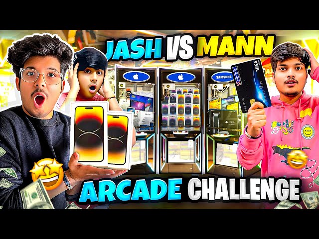 TSG Jash Vs Mann In Biggest Arcade Zone😍 | Who Will Win The Iphone & 20,000₹ Cash😍- Jash Dhoka Vlogs