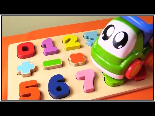 Children's Toys Videos: Baby Truck & the Jigsaw Puzzle - Learn Numbers 1-9 (игрушки видео)