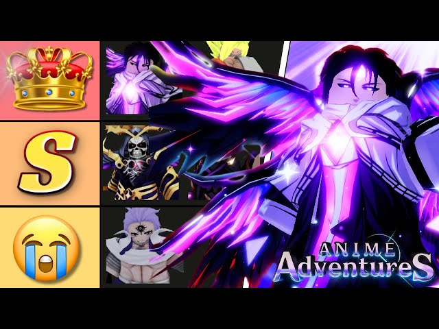 Ranking the TOP 10 BEST Units In Anime Adventures