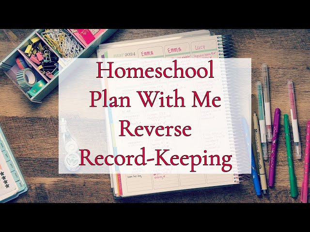 HOMESCHOOL PLAN WITH ME || HIGH SCHOOL & ELEMENTARY