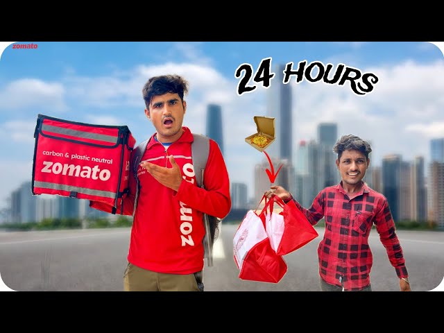 Working 24 hours as a zomato partner | Zomato challenge