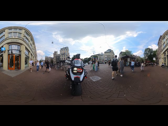 (UNCUT) Daytime City ride.| BMW R1200 GSA REMUS + QUICKSHIFTER (4K) 360° POV VR NO MUSIC Part 1