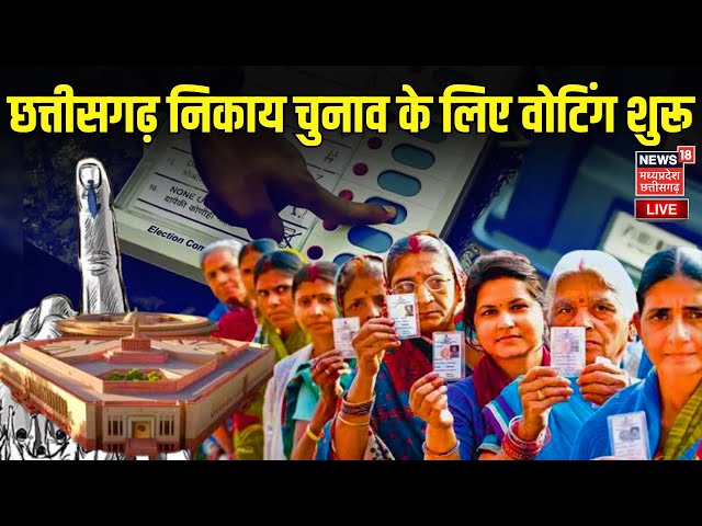 Chhattisgarh Nikay Chunav 2025 LIVE: नगरीय निकाय चुनाव के लिए Voting, 15 फरवरी को आएंगे नतीजे | TOP